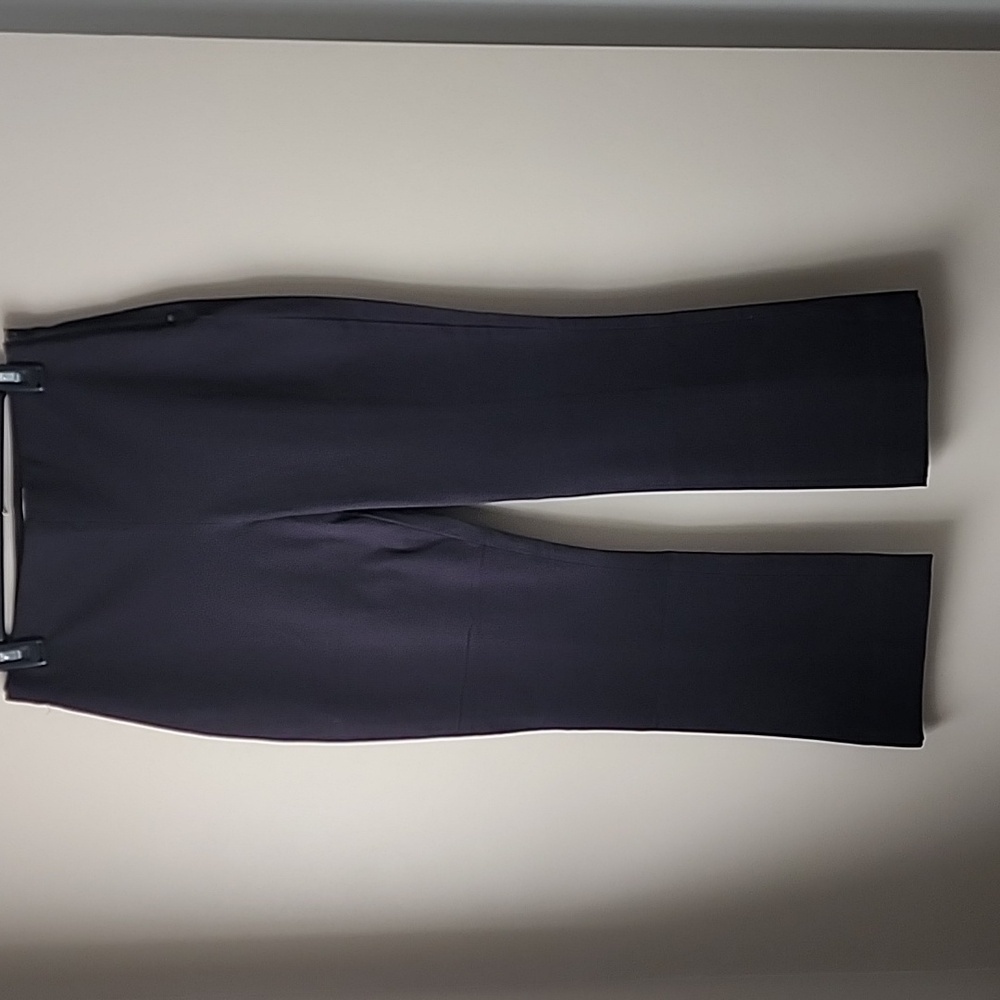 Everlane Bi-Stretch Work Pant Side Zip Mid-Rise Boot Cut 4 Way Stretch size 8